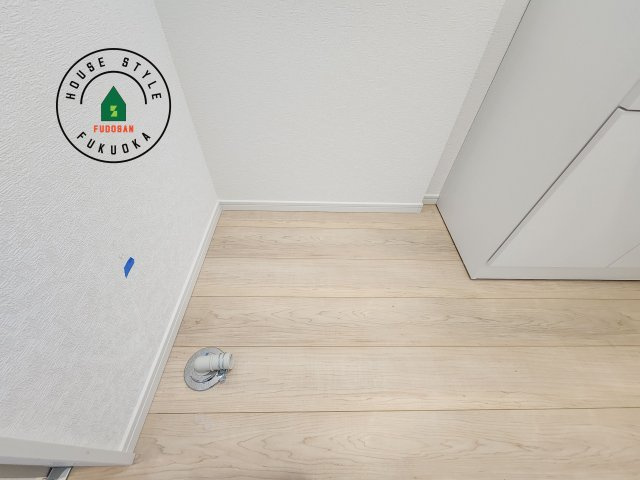 小郡市寺福童第12-2棟（1号棟）のランドリースペース|ランドリースペースは広さもたっぷり。