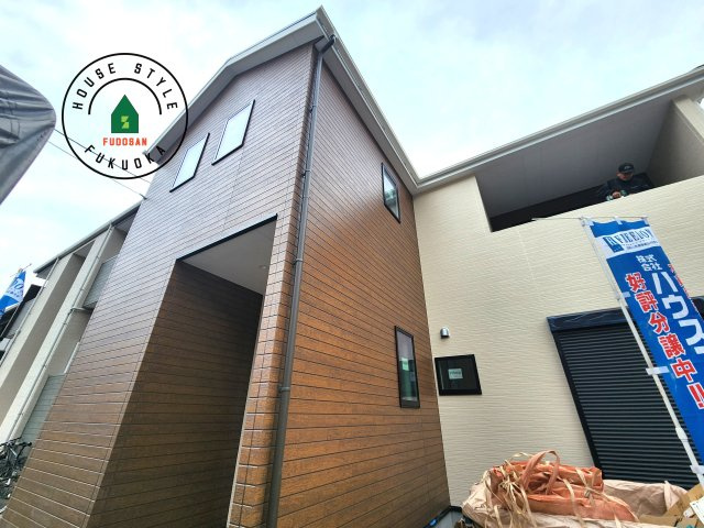 福岡市城南区西片江2丁目第1-2棟（1号棟）の外観|デザイン性のある外観です。