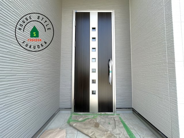 福岡市城南区西片江2丁目第1-2棟（1号棟）の外観：施工例|おでかけの時も帰った時も、「我が家」を最初に感じでもらえる素敵な空間に。