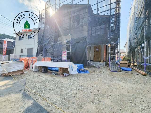 糟屋郡宇美町障子岳南2丁目第2-2棟（1号棟）の外観|デザイン性のある外観です。