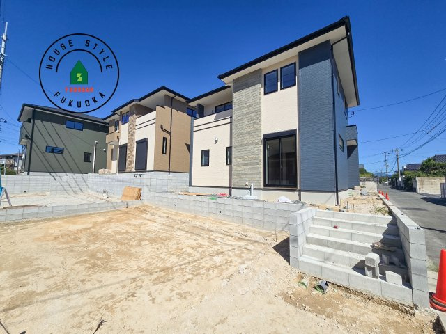 大野城市南ヶ丘6丁目第3-4棟（3号棟）の外観|デザイン性のある外観です。