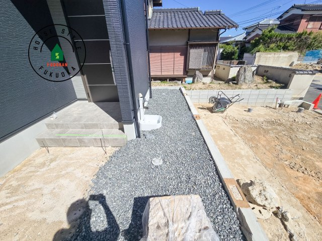 大野城市南ヶ丘6丁目第3-4棟（4号棟）の庭|お庭で自由な時間を過ごせます。