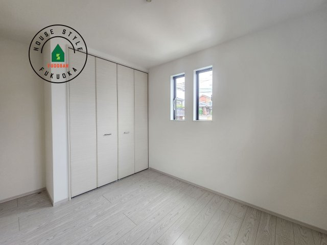 福岡市南区皿山1丁目第5-1棟（1号棟）の洋室|落ち着いた色調の洋室です。