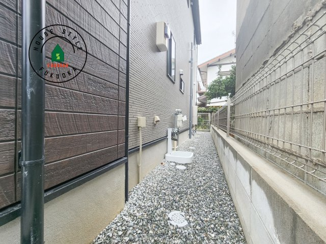 福岡市南区皿山1丁目第5-1棟（1号棟）の庭|お庭で自由な時間を過ごせます。