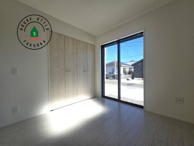 福津市津屋崎8丁目第1-3棟(3号棟）の内観：施工例|将来的に、琉球畳を引きまして和室風にすることも可能です。