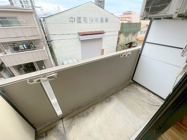 デイグラン上新庄のバルコニー