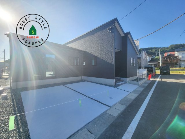 糸島市志摩師吉第8-3棟(2号棟)の外観|デザイン性のある外観です。