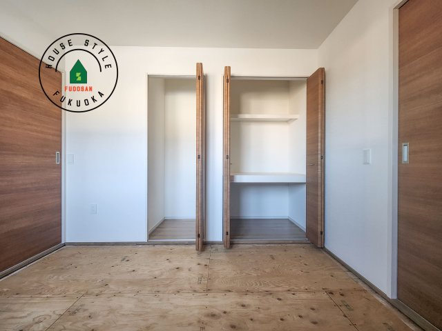 糸島市志摩師吉第8-3棟(2号棟)の収納|大きなスペースがあり、収納には困りません。