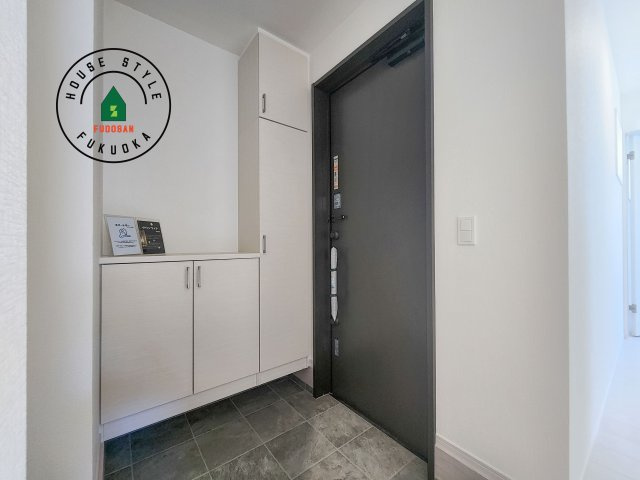 糸島市志摩師吉第8-3棟(6号棟)の防犯設備|二重ロックでしっかり防犯対策ができます。