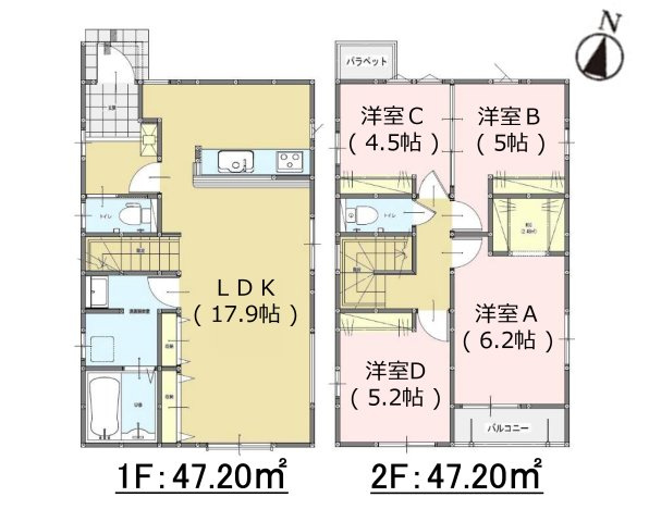 福岡市早良区干隈5丁目第1-3棟（3号棟）の区画図|配置図(3号棟)