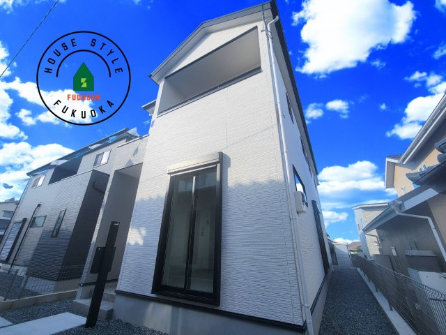 福岡市南区大平寺2丁目第4-3棟（3号棟）の外観|デザイン性のある外観です。