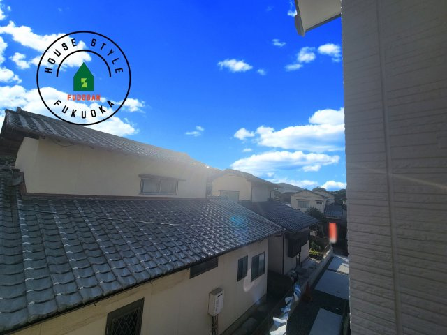 福岡市南区大平寺2丁目第4-3棟（3号棟）の展望|窓から緑が見える物件も魅力的です。