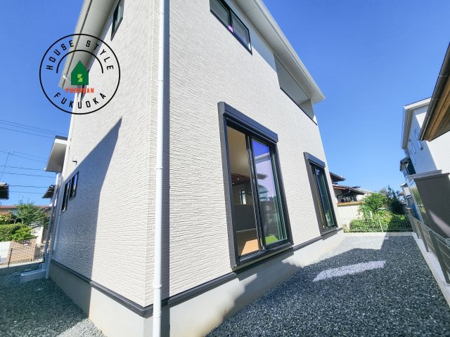 福岡市西区野方3丁目第5-2棟(1号棟)の外観|デザイン性のある外観です。