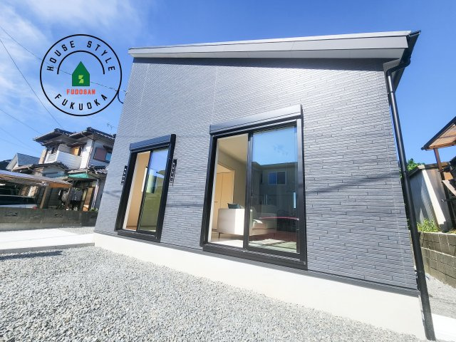 糟屋郡宇美町平和2丁目第4-1棟（1号棟）の外観|デザイン性のある外観です。