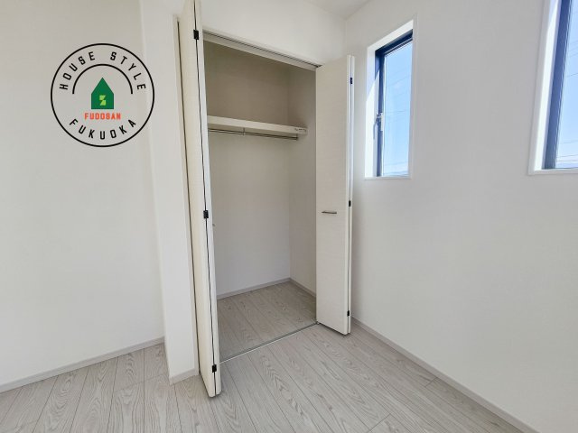 福岡市東区美和台4丁目第2-2棟（2号棟）の収納|大きなスペースがあり、収納には困りません。