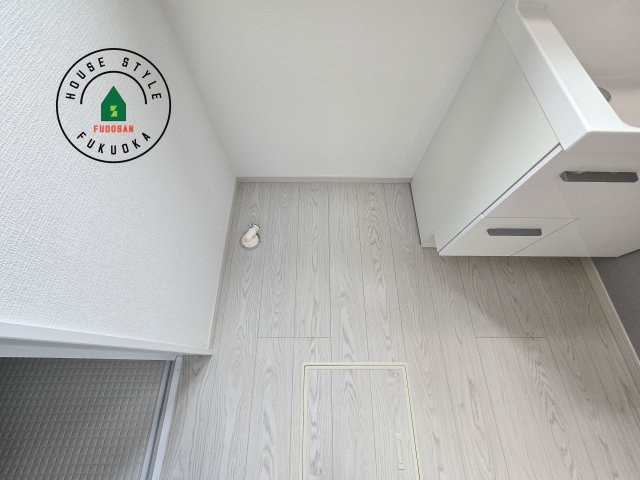 福岡市南区弥永2丁目第2-2棟（1号棟）のランドリースペース|ランドリースペースとなります。広々して有効的にご使用できます。 