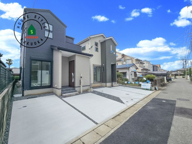 福岡市南区弥永2丁目第2-2棟（1号棟）の前面道路含む現地写真|見学の時間などお気軽にお問い合わせ下さい。