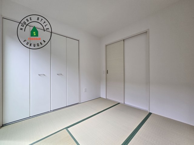 福岡市南区弥永2丁目第2-2棟（1号棟）の和室|柔らかい畳が心地よい和室