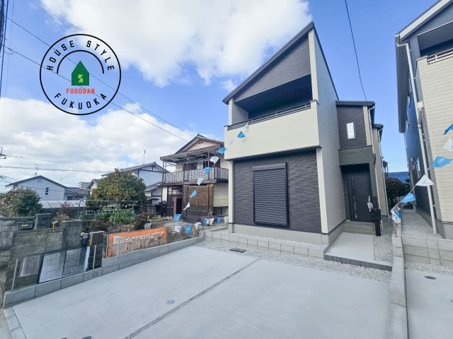 福岡市南区皿山4丁目第3-2棟（1号棟）の外観|デザイン性のある外観です。