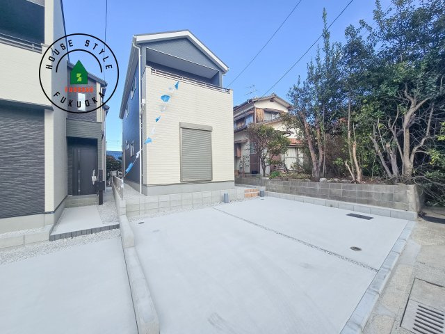 福岡市南区皿山4丁目第3-2棟（2号棟）の外観|デザイン性のある外観です。