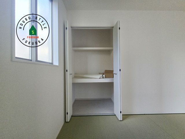 福岡市南区皿山4丁目第3-2棟（2号棟）の内観：施工例|大きなスペースがあり、収納には困りません。