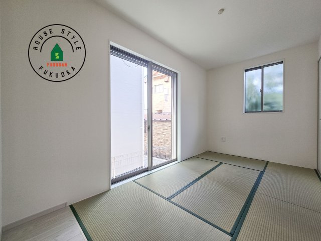 福岡市南区皿山4丁目第3-2棟（2号棟）の内観：施工例|柔らかい畳が心地よい和室