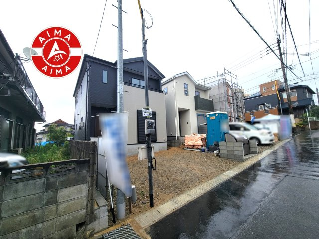 糸島市前原中央3丁目第1-3棟（1号棟）の前面道路含む現地写真|見学の時間などお気軽にお問い合わせ下さい。