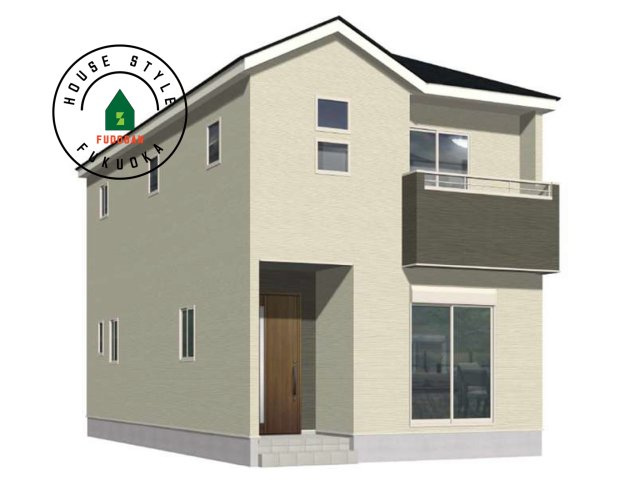 糸島市前原中央3丁目第1-3棟（2号棟）の前面道路含む現地写真|見学の時間などお気軽にお問い合わせ下さい。