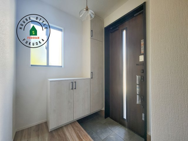 糟屋郡篠栗町中央6丁目第3-1棟（1号棟）の防犯設備|二重ロックでしっかり防犯対策ができます。