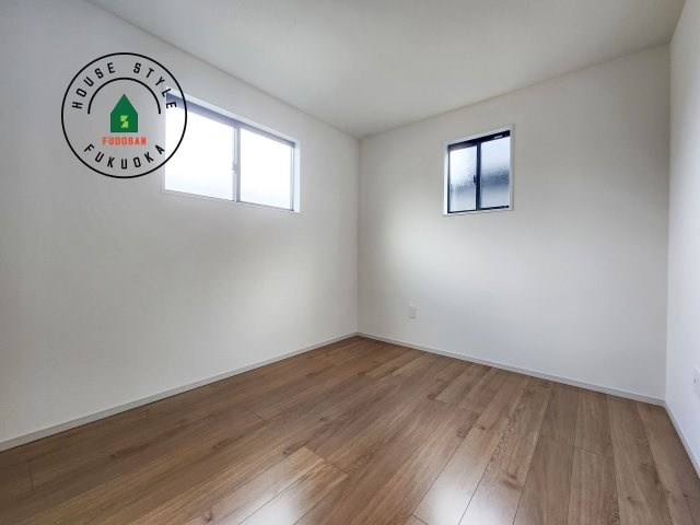 春日市弥生7丁目第1-3棟(2号棟)の和室|将来的に、琉球畳を引きまして和室風にすることも可能です。