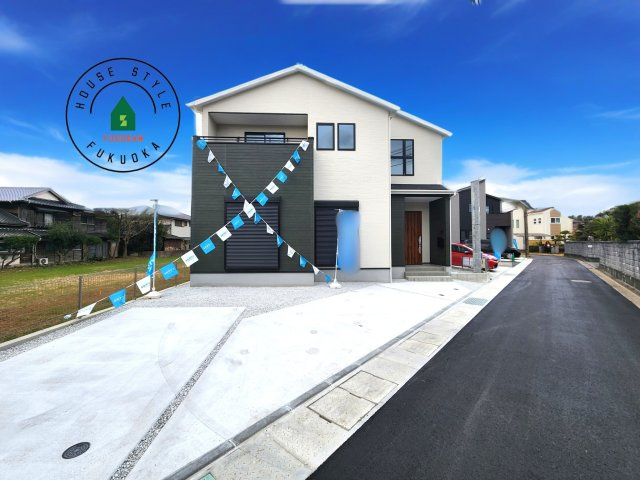 太宰府市通古賀5丁目第3-6棟(1号棟)の外観|デザイン性のある外観です。