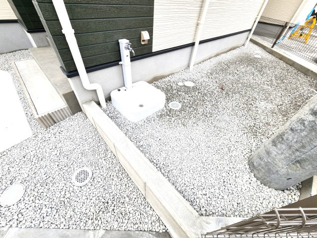 太宰府市通古賀5丁目第3-6棟(1号棟)の庭|お庭で自由な時間を過ごせます。