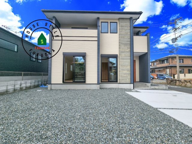 福津市津屋崎2丁目第3-2棟（1号棟）の外観|デザイン性のある外観です。