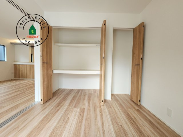 福津市津屋崎2丁目第3-2棟（1号棟）の収納|大きなスペースがあり、収納には困りません。