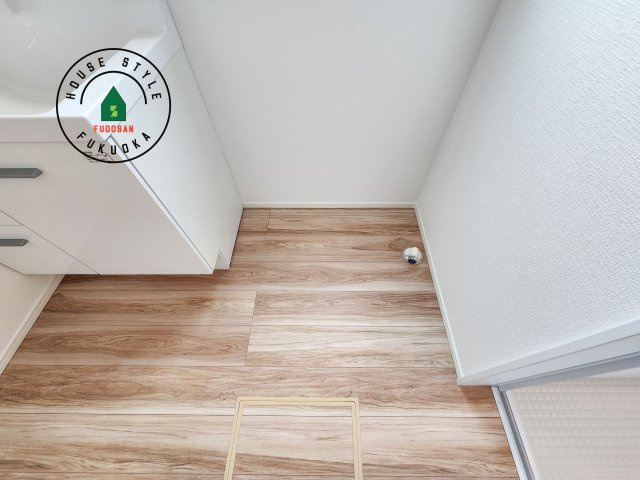 福津市津屋崎2丁目第3-2棟（1号棟）のランドリースペース|ランドリースペースとなります。広々して有効的にご使用できます。 