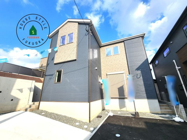 福岡市城南区友丘6丁目第3-4棟（2号棟）の外観|デザイン性のある外観です。