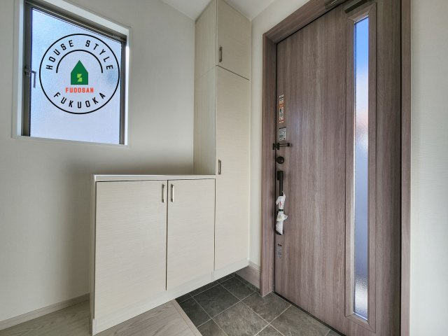 福岡市城南区友丘6丁目第3-4棟（2号棟）の防犯設備|二重ロックでしっかり防犯対策ができます。