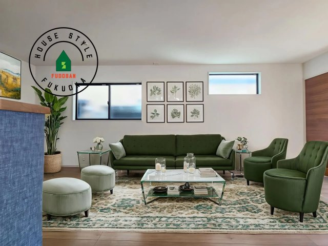 福岡市城南区友丘6丁目第3-4棟（4号棟）の居間・リビング|多くの時間を過すことになるリビングだからこそ、いつも穏やかな空間・解放感が味わえ毎日が充実します。