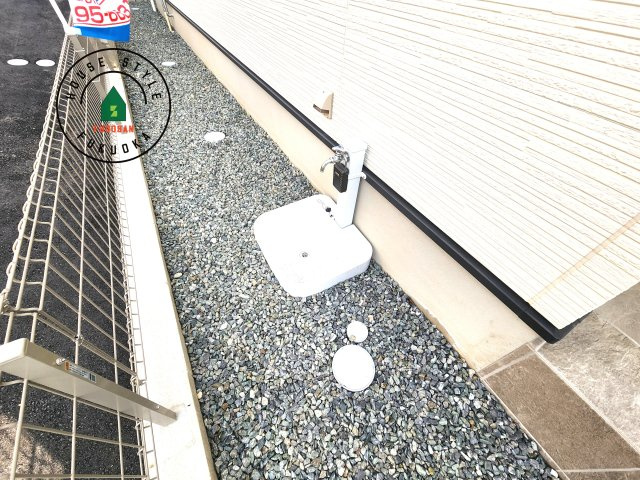 福岡市城南区友丘6丁目第3-4棟（4号棟）の庭|お庭で自由な時間を過ごせます。