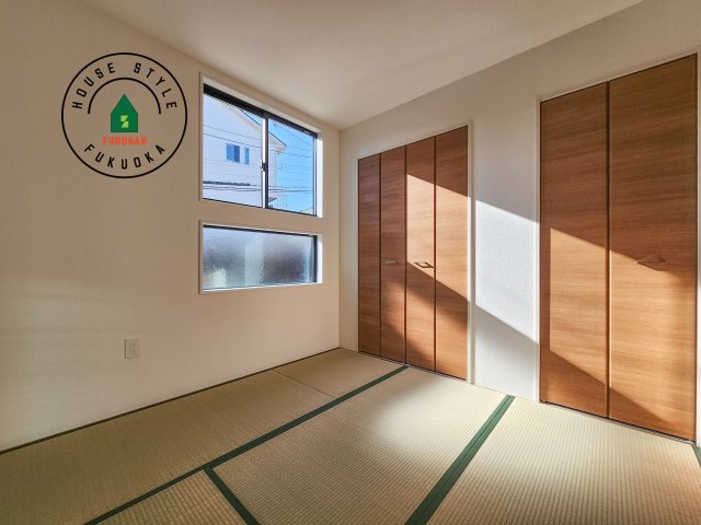 福岡市城南区友丘6丁目第3-4棟（4号棟）の和室|柔らかい畳が心地よい和室