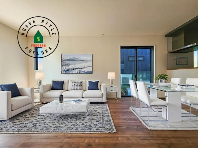 大野城市南ヶ丘3丁目第3-2棟（1号棟）の居間・リビング|多くの時間を過すことになるリビングだからこそ、いつも穏やかな空間・解放感が味わえ毎日が充実します。