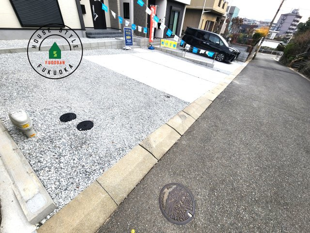 大野城市南ヶ丘3丁目第3-2棟（1号棟）の庭|お庭で自由な時間を過ごせます。