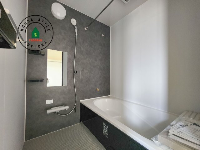 福岡市東区和白5丁目第1-3棟（3号棟）の浴室|1日の疲れを癒してくれる広々バスルーム。雨の日のお洗濯にも大活躍な浴室乾燥機付です！