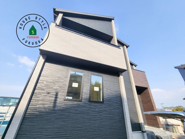 福岡市東区和白5丁目第1-3棟（5号棟）の外観|デザイン性のある外観です。