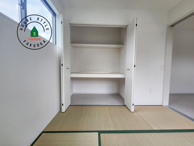 福岡市東区美和台5丁目第6-2棟（2号棟）の収納|大きなスペースがあり、収納には困りません。