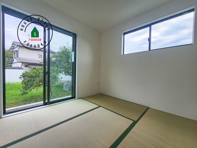 福岡市東区美和台5丁目第6-2棟（2号棟）の和室|柔らかい畳が心地よい和室