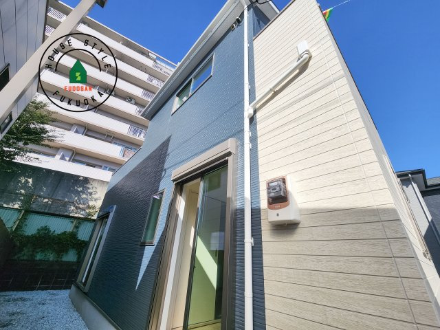 福岡市南区鶴田4丁目第4-3棟（1号棟）の外観|デザイン性のある外観です。