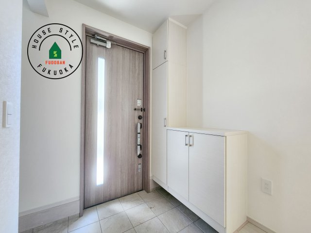 福岡市南区鶴田4丁目第4-3棟（1号棟）の防犯設備|二重ロックでしっかり防犯対策ができます。