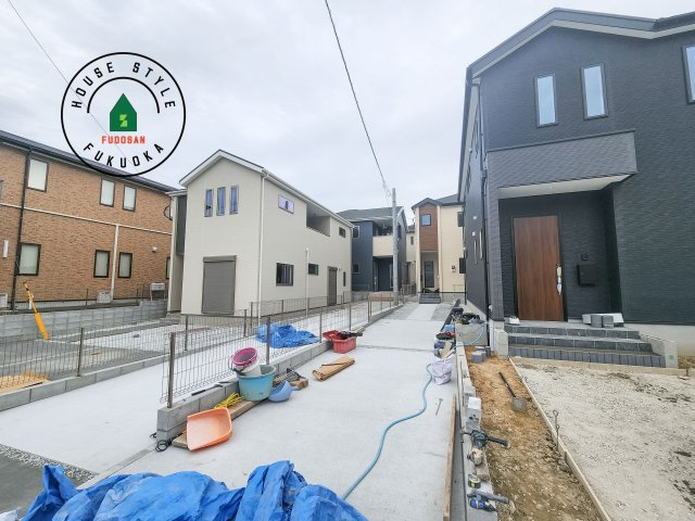 福岡市南区桧原5丁目第1-4棟（2号棟）の外観|デザイン性のある外観です。