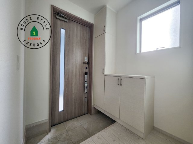 福岡市南区桧原5丁目第1-4棟（2号棟）の防犯設備|二重ロックでしっかり防犯対策ができます。